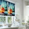 thumbnail image 2 of LALILO Kitchen Curtains and Valances Set of 3 36" Halloween Window Treatment Tiers for Window Decor, 2 of 5