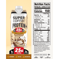 thumbnail image 3 of Super Coffee Protein+ Vanilla Iced Coffee Drink, 11 fl oz, 4 pack, 25g Protein Liquid, 3 of 10