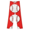 thumbnail image 3 of Baseball Pajama Pants Loose Pajamas Female Breathable Home Trousers Leisure Sleeping Pants Large Size, 3 of 6