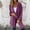 Purple Coats for Women, variant on XPMWRP Winter Casual Solid Color Button Fleece Coat Mid-length Lapel Pocket Jacket Long Sleeve Soft Comfortable Outerwear for Daily Wear Parties Weddings Red XXXXL