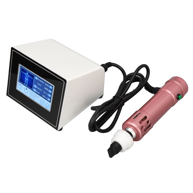 Máquina De Terapia De Ondas De Choque Máquina De Ondas De Choque Máquina De Terapia De Impulso De Choque Rose Gold Bonesetting 11 Cabezales De Masaje Máquina De Terapia De ANGGREK Enchufe de EE. UU.
