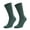 Dark Green, variant on Bamboo Dress Socks for Men Seamless Premium Crew Socks Shoe Size 8 to 11.5 (Dark Green, 1 Pair)