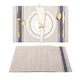 thumbnail image 1 of Juego De Mantel Individual De 10 Piezas, Resistente Al Calor Azul, 1 of 5