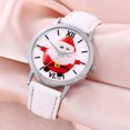 thumbnail image 1 of Reloj de mujer de cuarzo navideño Reloj electrónico de pareja Navidad Papá Noel JAMW Sencillez, 1 of 4
