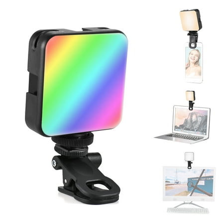 Image of Andoer-2 Photography Lamp Dimmable 20 Online Mobile Fill Tablet Fill Tablet Computer 2500K-9000K Dimmable 20 Video Mobile Fill Video Conference 2500K-9000K Clip-on Video Mobile Live dsfen