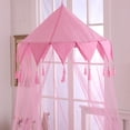 thumbnail image 2 of Kids Harlequin Collapsible Hoop Sheer Mosquito Net Bed Canopy, 2 of 2