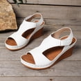 thumbnail image 4 of MKLEKYY Sandalias deportivas Mujer Sandalias Modernas para Mujer para Uso Diario Informal Con Diseño de Punta Abierta, Cierre de Velcro y Cómodo Tacón de Cuña para Salidas de Verano, 4 of 4
