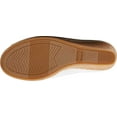 thumbnail image 4 of Women's TOMS Michelle Wedge Peep Toe Pump Natural Slubby Woven Cotton, 4 of 4