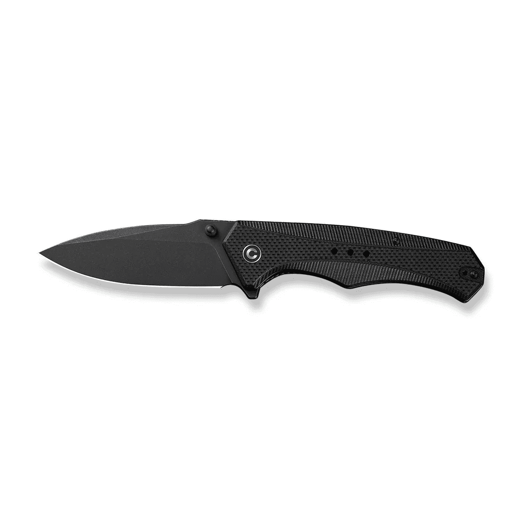 CIVIVI Photonix Pocket Knife, Folding Knife with 3.7" 14C28N Blade G10 Handle with Pocket Clip for Men Women, Camping Hiking Fishing Knife C23081B-1, Black