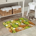 thumbnail image 7 of Rateoe Tropical Summer Fruit Pattern Flannel Door Mat Indoor Outdoor Entrance, Waterproof All-Weather Doormat,Fade Resistant, Low Profile Entryway Mat 16x24in, 7 of 7
