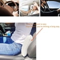 thumbnail image 5 of Inflatable Pillow, Pack of 2 Compressible Pillow Comfortable Blow Up Flocking Napping Pillow Ergonomic Neck & Lumbar Support for Camping Office Travel Car Flight, 5 of 9