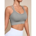 thumbnail image 4 of Brassiere And Shorts Set Sports Bras For Women Halter Strap Quick-Drying Sports Underwear Set, Shock-Absorbing, Cushioned Yoga Bra, Outdoor Running And Fitness Wear Grey L, 4 of 6