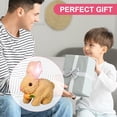 thumbnail image 3 of Juguete Electrónico Muñeca Conejito Realista Toy Peluche Conejo Caminando Con Orejas Mudosas Zanahoria para Pequeños Cumpleaños, 3 of 9