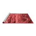thumbnail image 2 of Ahgly Company Machine Washable Indoor Square Oriental Red Industrial Area Rugs, 6' Square, 2 of 4