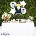 thumbnail image 2 of PMU Graduation Jumping Smiley Grad Balloon Bouquet | Jumping Grad Mylar Balloons | Jump for Joy Graduation Smiley Grad Balloon | Grad Foil Balloons | Silver (5/Pkg) Pkg/1, 2 of 8