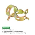thumbnail image 4 of Uxcell ID 19mm 3/4inch Fuel Line Hose Clips,Pipe Clamps,Spring Hose Clamp,20Pcs, 4 of 7