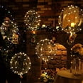 thumbnail image 2 of (Blanco cálido), globos iluminados, 7 paquetes de globos Bobo de 20 pulgadas para el Día de San Valentín con cuerdas de luces LED de 10 pies para el Día de San Valentín, bodas, Navidad y cumpleaños, 2 of 5