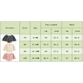 thumbnail image 2 of Bébé Fille Garçon Sweat-Shirt Col Rond Romper Pull Patchwork Manches Longues Haut Chaud Automne Vêtements d'Hiver Abricot, 2 of 6