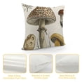 thumbnail image 4 of Qinduosi Cottagecore Decor Pillow Covers Flannel Decorative Mushroom Pillow, Fairycore Room Decor, Mushroom Decor, Cottage Core Decor, Mushroom Gift White, 4 of 5