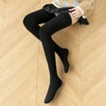 thumbnail image 4 of Womens High Socks Opaque Thigh High Stockings Thigts Hosiery Stockings, 4 of 6