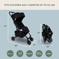 thumbnail image 4 of Colugo Compact+ Baby Stroller with Cupholder, Rain Cover, and Backpack, 4 of 10