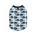 thumbnail image 2 of One Paw, Tropical Print Dog T-Shirt, Light Blue, Lightweight, Multiple Sizes, for Dogs, 2 of 7