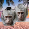 thumbnail image 3 of Sudaderas con gráficos de monos de hip hop, sudaderas con capucha de animales divertidos para hombres, ropa casual, lindos suéteres de simios, chándales kawaii, camisetas Y2k, 3 of 5