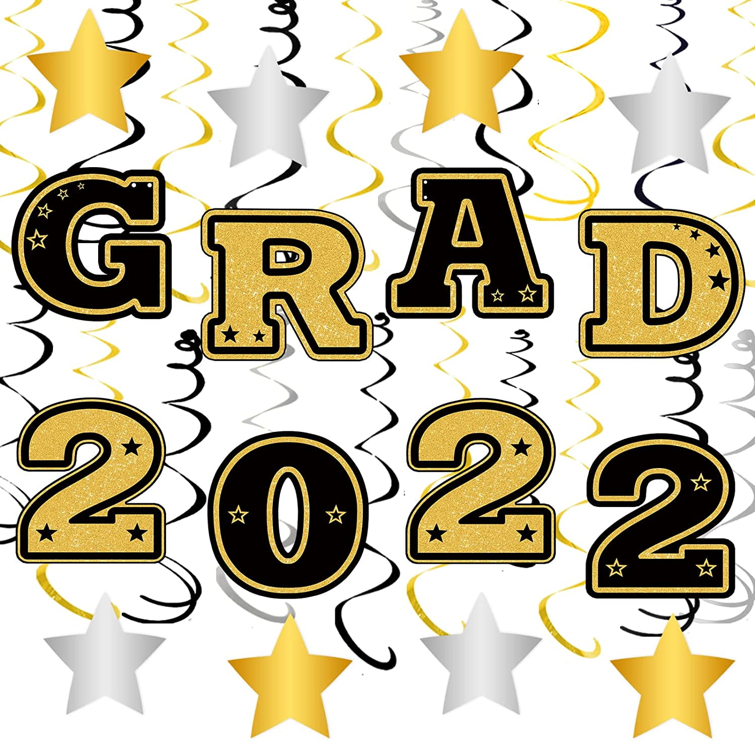 Graduation Party Decorations, 36 Pcs Class of 2022 Graduation Party