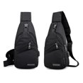 thumbnail image 2 of Sac de Poitrine Décontracté pour Hommes, USB, Grande Capacité, Ajustable, Sac Bandoulière d'Extérieur, 2 of 7
