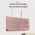 thumbnail image 2 of Wireless Wifi Router Shelf Storage Box, Wall Hanging Abs Plastic Organizer Box, Cable Power Bracket Organizer Box, 2 of 4