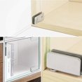 thumbnail image 4 of 2 Pcs Charnières de Porte en Verre, Acier Inoxydable Sans Perçage Pivot Pince de Porte en Verre Kits, Adapté pour Porte Simple en Verre de 5-8mm, 4 of 5