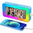 thumbnail image 1 of wonima02 Alarm Clock for Kids,White Noise Sleep, with 8 LED Night Lights,Loud Alarm Clock for Heavy Sleepers,USB Charging Port,Weekday/Weekend Mode, Dimmer,for Bedrooms, Kid Rooms, 1 of 1