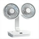 thumbnail image 1 of Ventilador de Doble Cara, Ventilador Doble Oscilante de Escritorio, Ventilador Oscilante de Escritorio Doble, Viento de 4 Engranajes Recargable por USB, 1 of 5