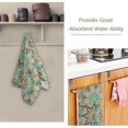 thumbnail image 7 of SKYSONIC 2 Pack 2-Piece Towels Set - Cotton Hand Towels 28.3 x 14.4 Inches Ultra Soft and Absorbent Towels for Face, Kitchen, Bath, Hotel, Gym, Gorgeous Floral Mandala, 7 of 7