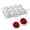 12 Cavity, variant on Peanut Shape Silicone Baking Mold 3 Cavity, Non-Stick Chocolate Candy Cake Mold, Flexible Easy Release Kitchen DIY Tray White Peanut