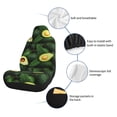 thumbnail image 4 of Uemuo Fresh Avocados Pattern Car Seat Covers for Front Seats Waterproof Seat Covers for Cars, Universal Auto Front Seats Protector Fits for Car-, 4 of 6