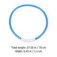 thumbnail image 2 of WEUVEB Collar Para Azul Con LED Recargable Por USB Para Mayor, 2 of 7