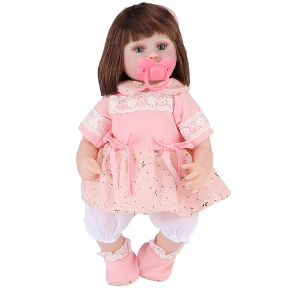 Cergrey Reborn Infants Dolls, Reborn Infants Dolls Full Body Vinyl Lifelike Baby Girl Dolls With Short Hair, Newborn Dolls
