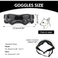 thumbnail image 5 of UOSIA Dog Helmet and Goggles Set for Medium Dogs, Adjustable Pet Motorcycle Helmet, 5 of 6