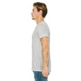 thumbnail image 3 of The Bella + Canvas Unisex Triblend Short Sleeve V-Neck T-Shirt - WHT FLCK TRIBLND - XS, 3 of 4