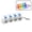 Style A, variant on Keyboard Fidget Keychain with LED Lights, Keyboard Button Finger Clicker for Keychain Stress Relief Pass The Time for Adults