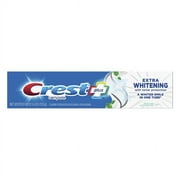 Pack of 4 Crest Plus Complete Extra Whitening Toothpaste with Tartar Protection Clean Mint 5.4 oz