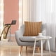 thumbnail image 4 of Decorative Throw Pillow 45x45cm | Soft Plush Sofa Cushion with Removable Polyester Stripe Pillowcase | Cozy Home Decor Accent for Living Room or Bedroom | Includes Pillow Insert, 4 of 7
