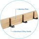 thumbnail image 2 of Wall Coat Rack with 4 Retractable Hooks - Wall Coat Rack for Hanging Coats, Scarves, Handbags, and Others, Natural, 2 of 4