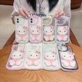 thumbnail image 3 of Nuevos diseños Hello Cute Kitty 3d Cat espejo de maquillaje móvil Tpu + pc funda de teléfono para Iphone 15 14 13 12 11 Pro Max con soporte, 3 of 4