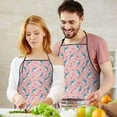 thumbnail image 5 of Pink Cartoon Unicorn Star Pattern Apron-Garden Aprons for Women with Pockets-Cotton Linen Waterproof Kitchen Cooking Gardening Aprons Adjustable for Kitchen,Cooking,BBQ and Salon 33x27 Inch, 5 of 7