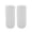 White, variant on 2 Pack Multicolor Silicone Travel Bottle Leak Proof Cap Protector Covers, Flexible Reusable Spill Prevention Sleeve for Shampoo Lotion Cosmetic Container Outdoor Luggage Travel Necess