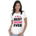 thumbnail image 3 of Cute Mothers Day Best Mom Ever Mommy Womens Slim Fit Graphic Tee Brisco Brands S, 3 of 5