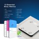 thumbnail image 3 of Báscula de baño digital Nautica Body Tracker, báscula inteligente con Bluetooth, IMC, grasa corporal, seguimiento de masa muscular y más, se sincroniza con la aplicación de teléfono inteligente para s, 3 of 5