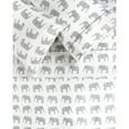 thumbnail image 3 of Melange Home 400 Thread Count Elephants Embroidered Sheet Set - 4 Color Navy - California King, 3 of 5